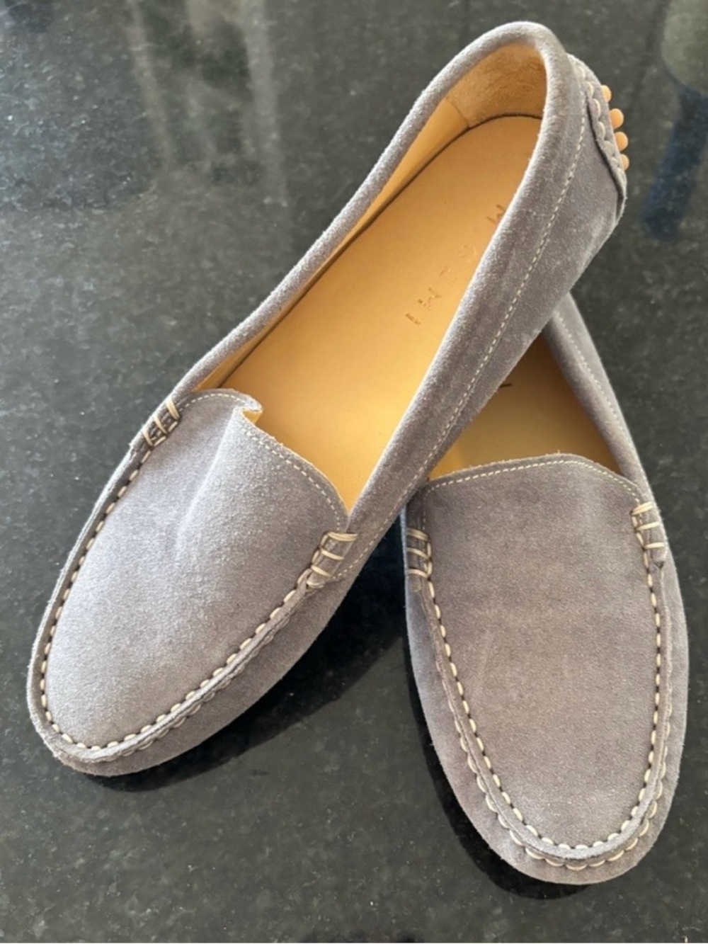 MAKE AN OFFER - M GEMI Felize Italian Suede Driving Loafer